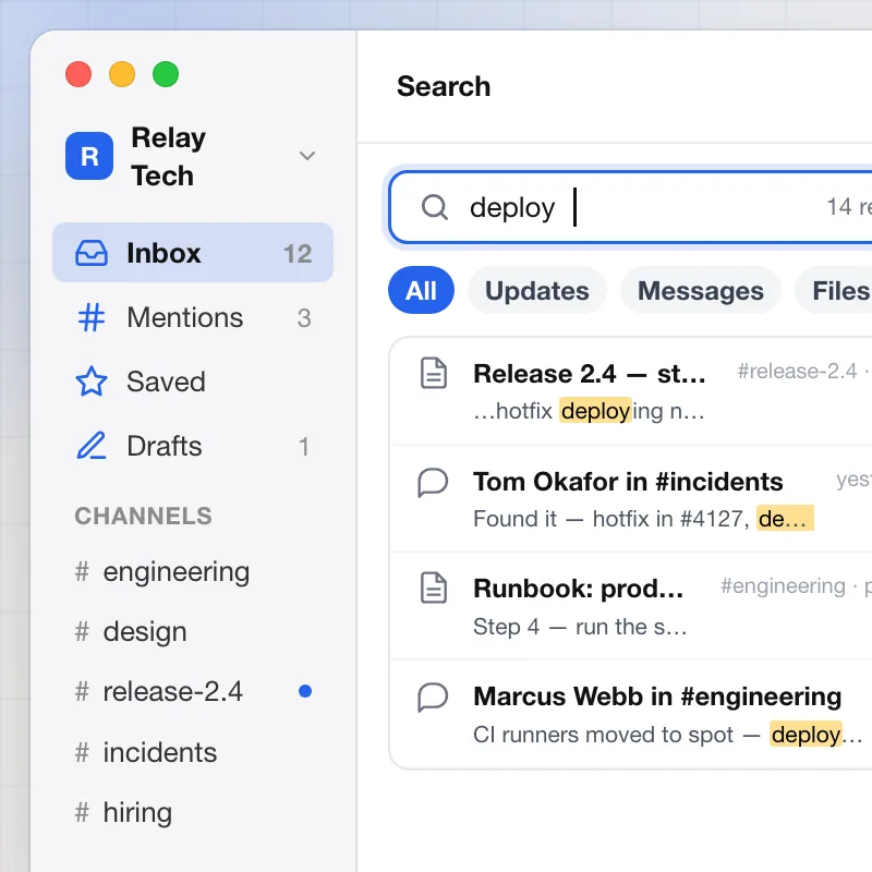 Relay — Search