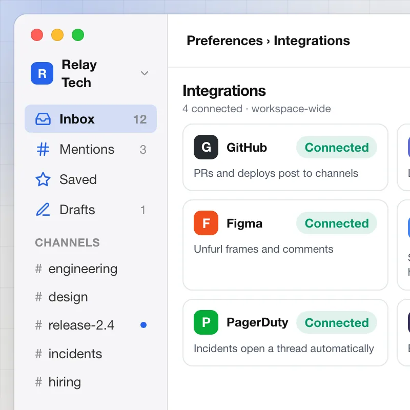 Relay — Integrations