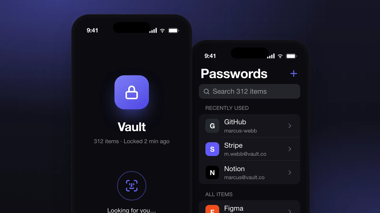 Vault — Vault unlock