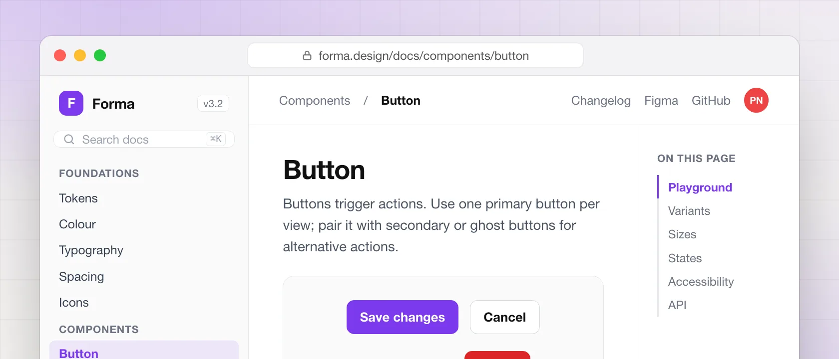 Forma — Component playground