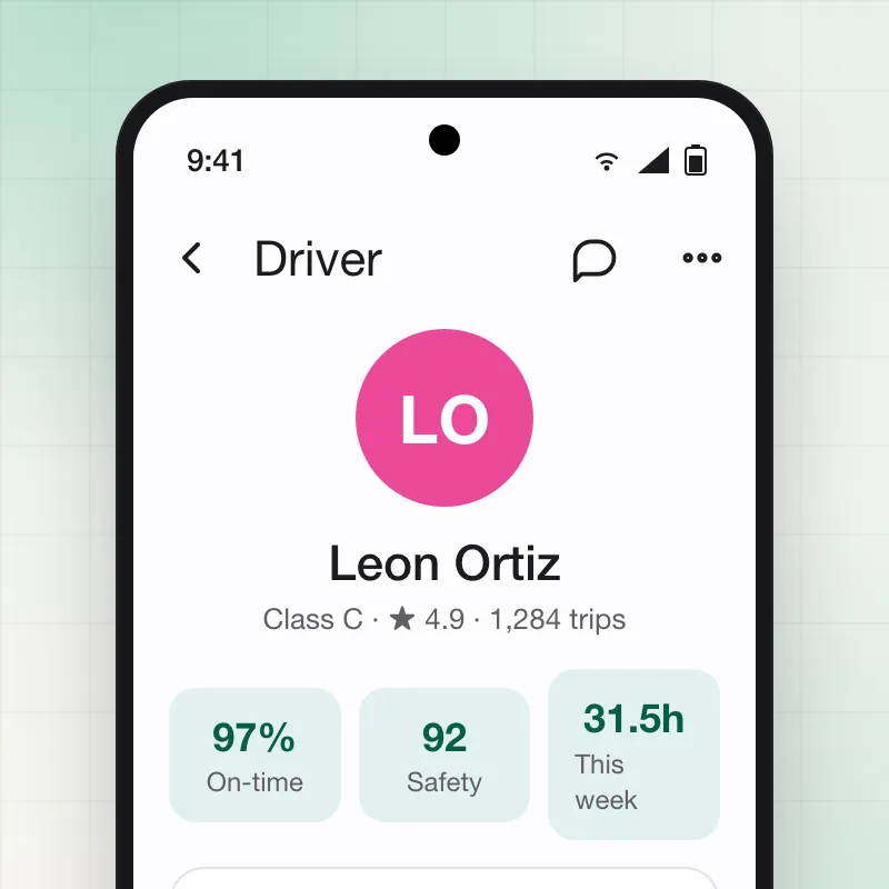 Meridian — Driver profile