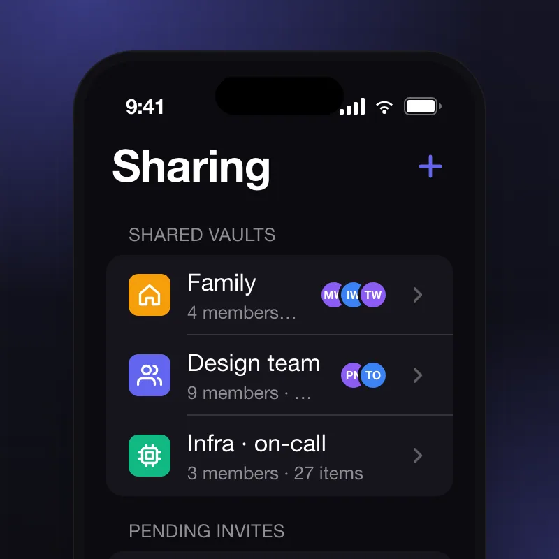 Vault — Sharing