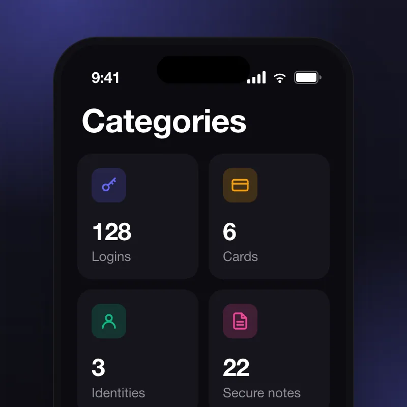 Vault — Categories