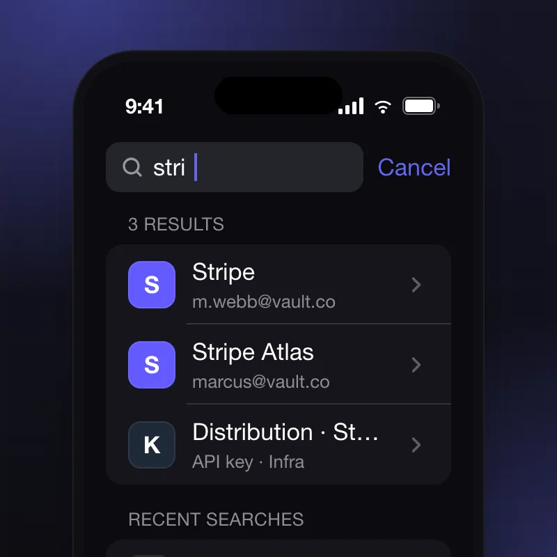 Vault — Search